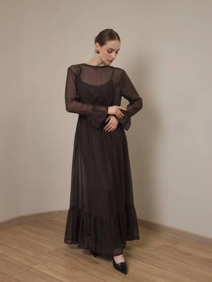 CLOTHÉ - Long semi-transparent dress