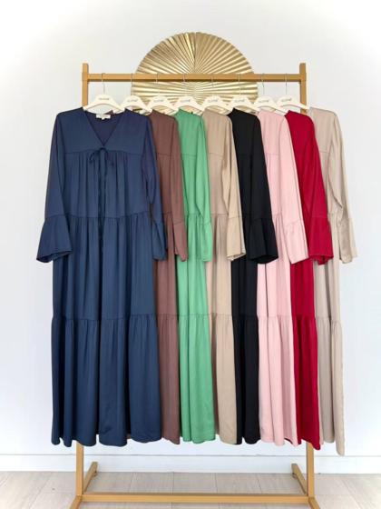 CLOTHÉ - Long flounced dress