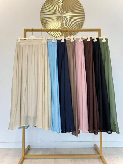 CLOTHÉ - Long semi-sheer skirt