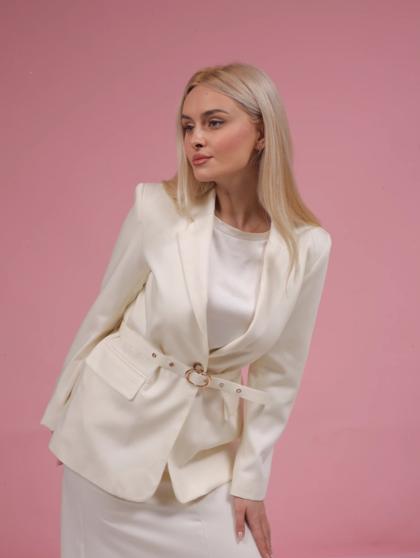 CLOTHÉ - Blazer with belt