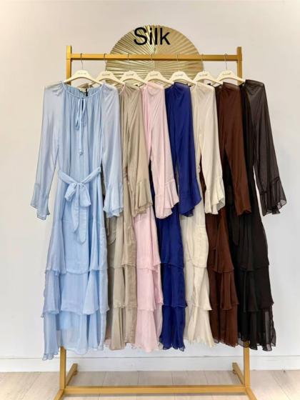 CLOTHÉ - Long silk dress