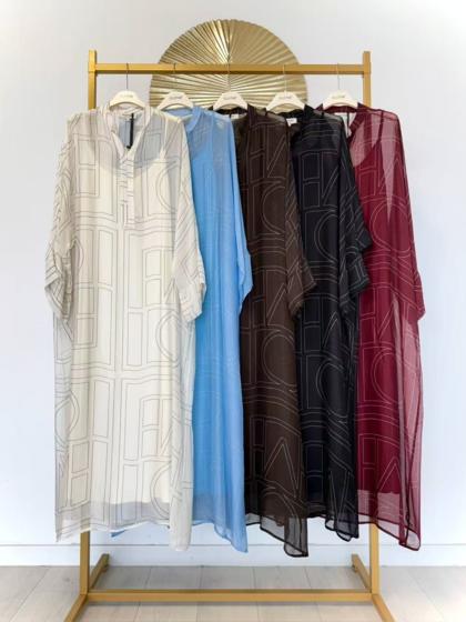 CLOTHÉ - Long dress with print