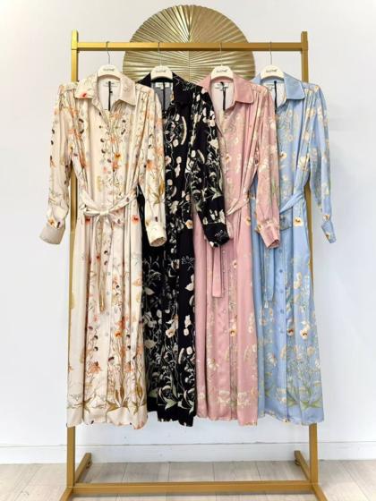 CLOTHÉ - Long dress with print