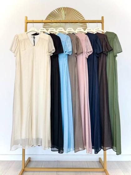 CLOTHÉ - Long semi-transparent dress