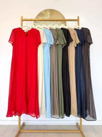 CLOTHÉ - Long semi-transparent dress