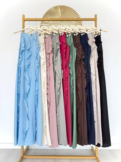 CLOTHÉ - Long dress with shoulder straps