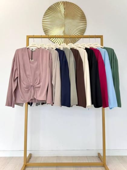 CLOTHÉ - Cardigan with top