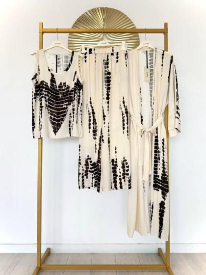 CLOTHÉ - Top, trousers and cardigan set