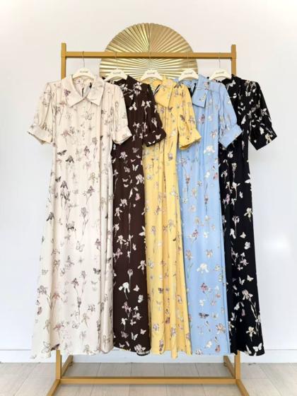 CLOTHÉ - Long dress with print