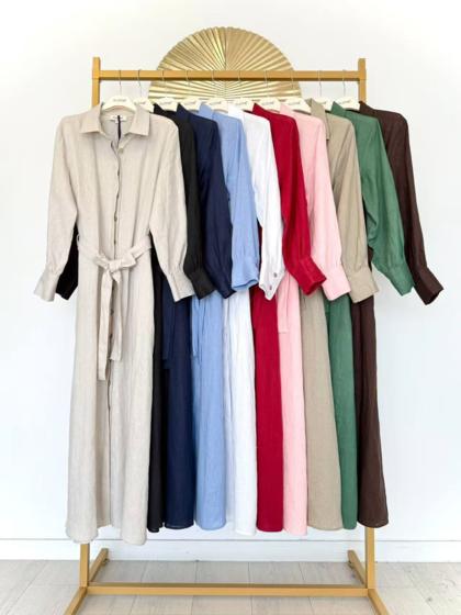 CLOTHÉ - Linen shirt dress