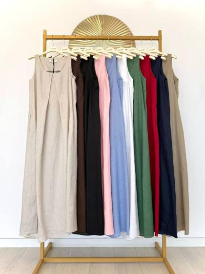 CLOTHÉ - Long linen dress
