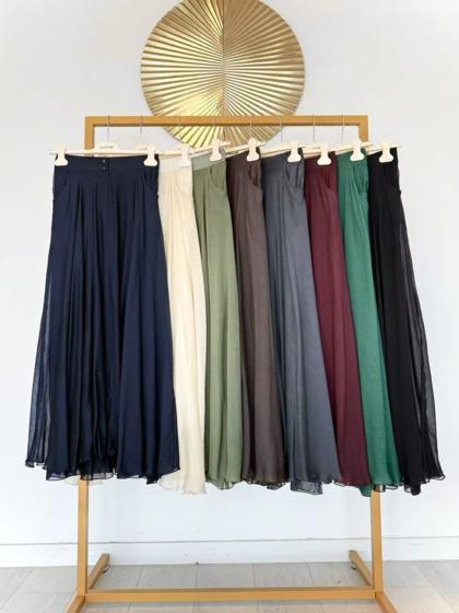 CLOTHÉ - Semi-sheer skirt