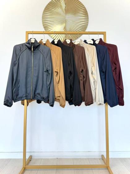 CLOTHÉ - Viscose bomber jacket