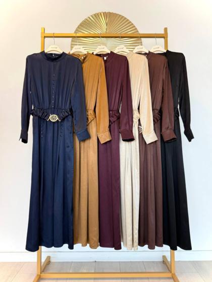 CLOTHÉ - Long dress with belt