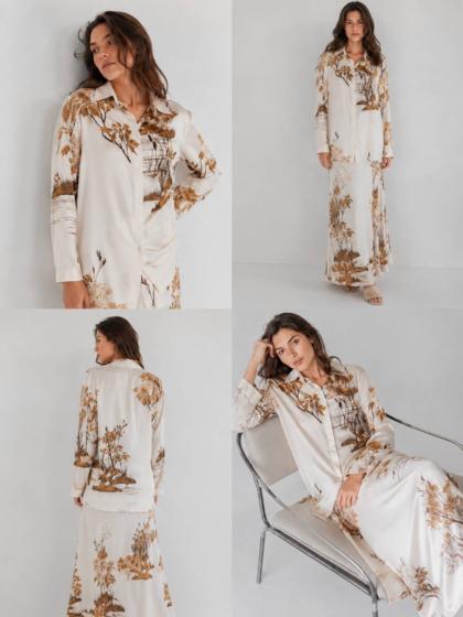Elegant Italian dress for resellers with belt and pattern