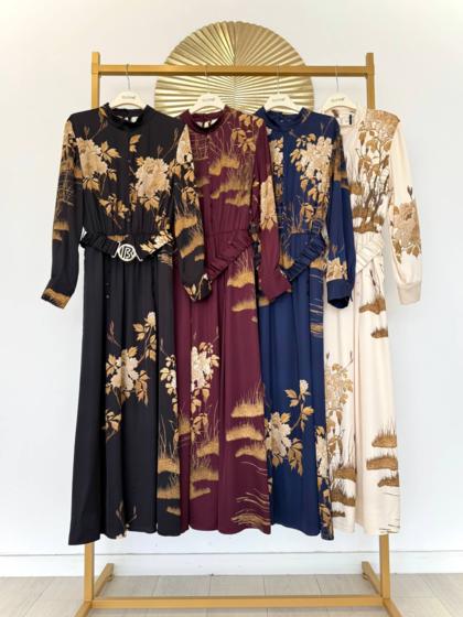 CLOTHÉ - Long dress with print