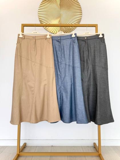 CLOTHÉ - Long skirt with glitter
