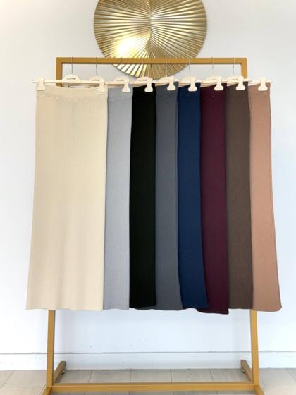 CLOTHÉ - Long straight skirt