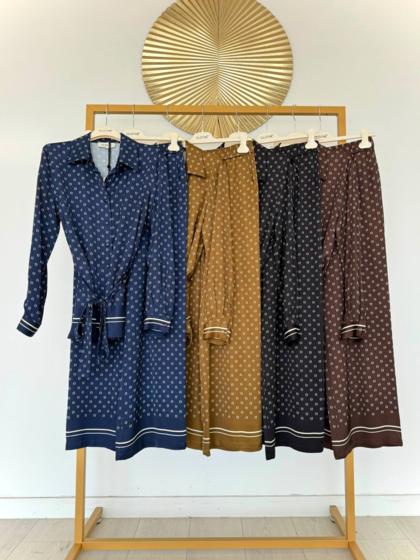 CLOTHÉ - Kimono shirt and trousers set